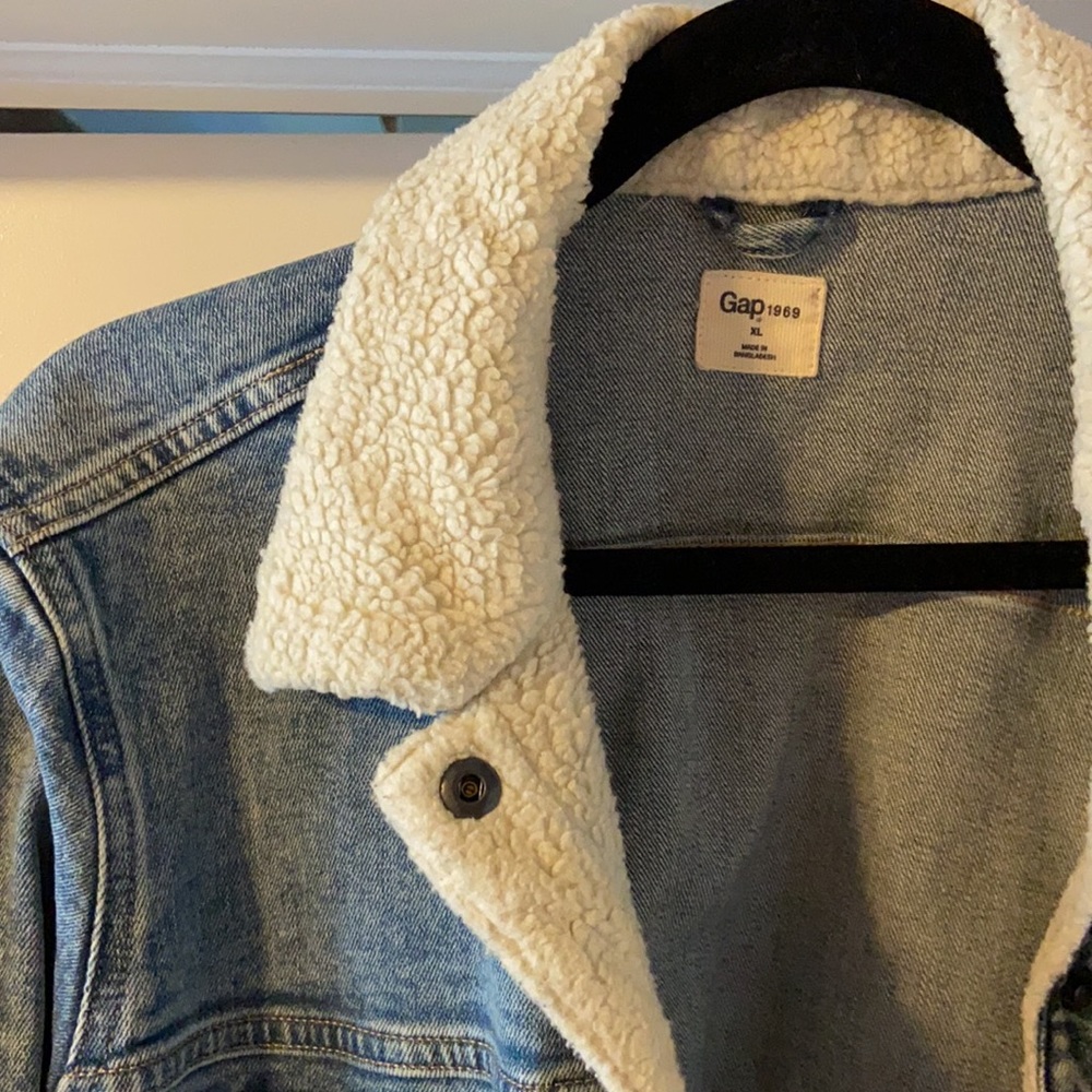 Shearling Denim Jacket - image 2